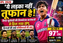ये लड़का नहीं तूफान है!’ वैभव सूर्यवंशी की विस्फोटक बल्लेबाजी से हिल गया IPL, दिग्गजों की आई प्रतिक्रियाओं की बाढ़